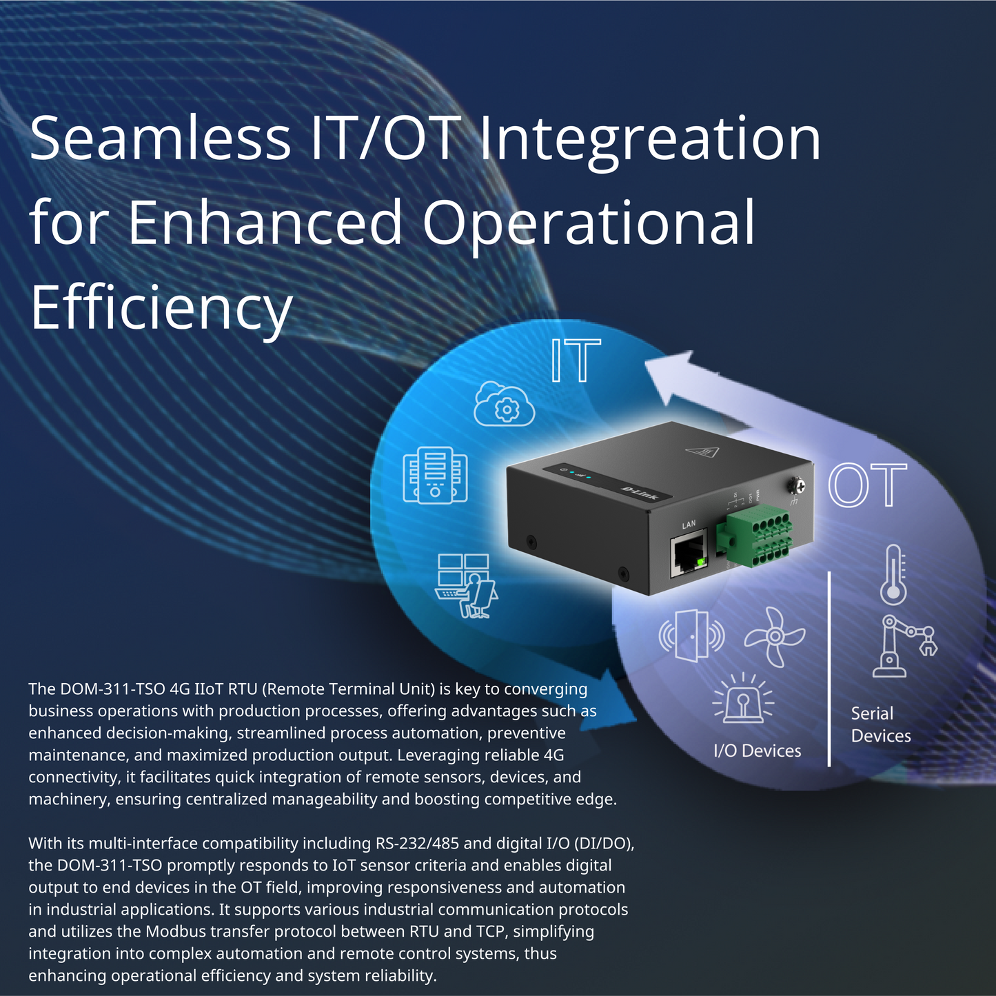 4G IIoT RTU | DOM-311-TSO