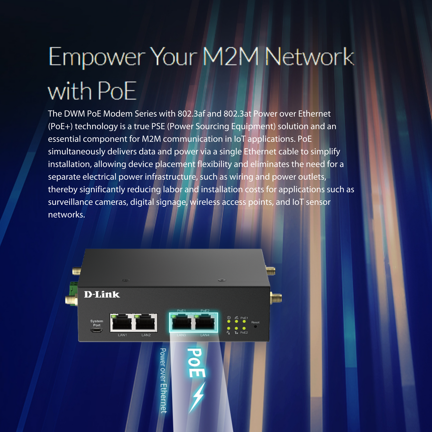 5G Multi-connect PoE Modem | DWM-314-GP