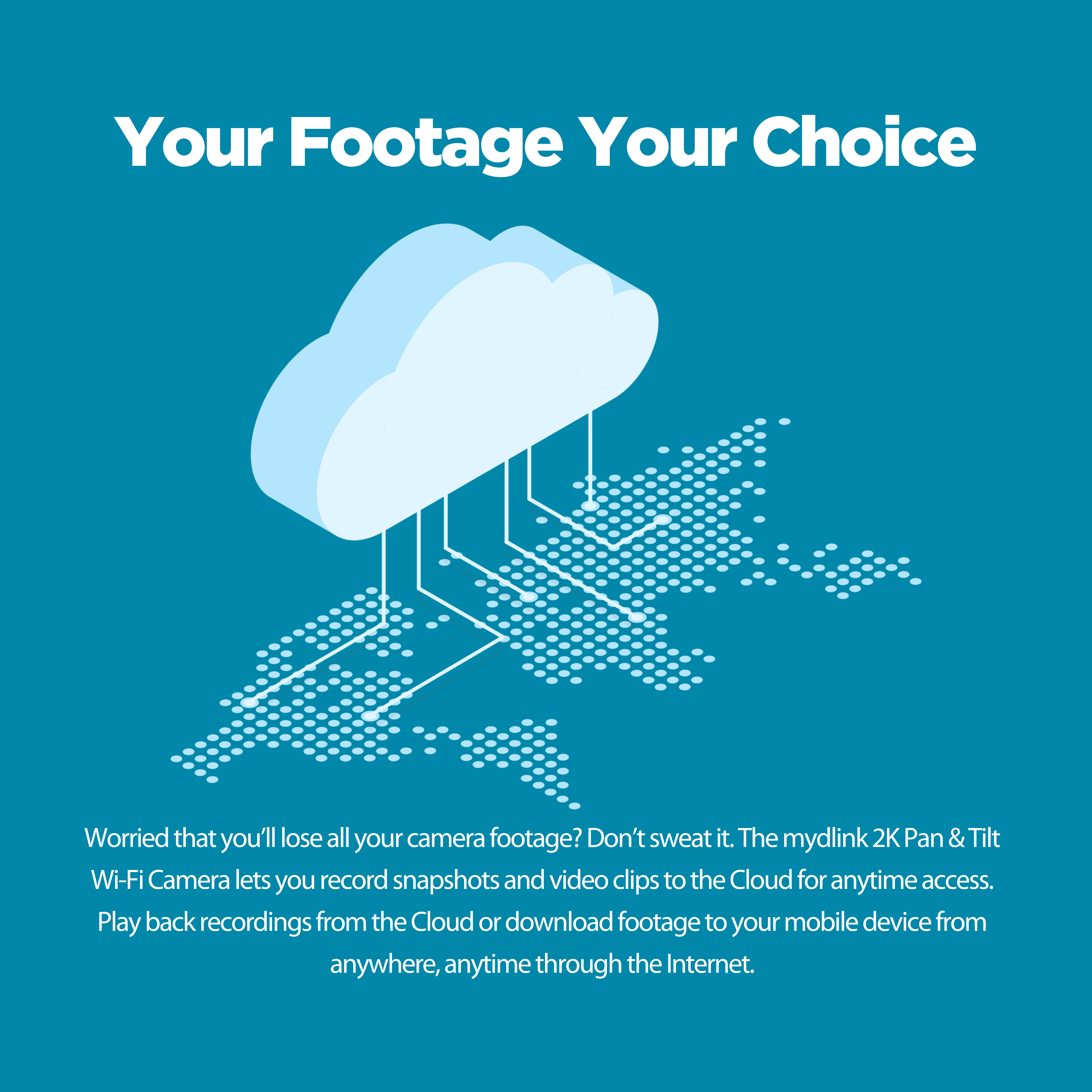 2K Pan & Tilt Wi-Fi Camera