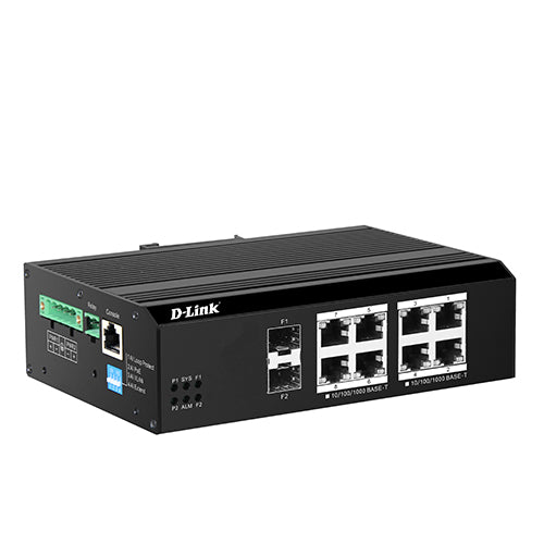 20-port Gigabit Layer 2 Managed Industrial PoE (480W) Switch with 4-port Gigabit Uplinks