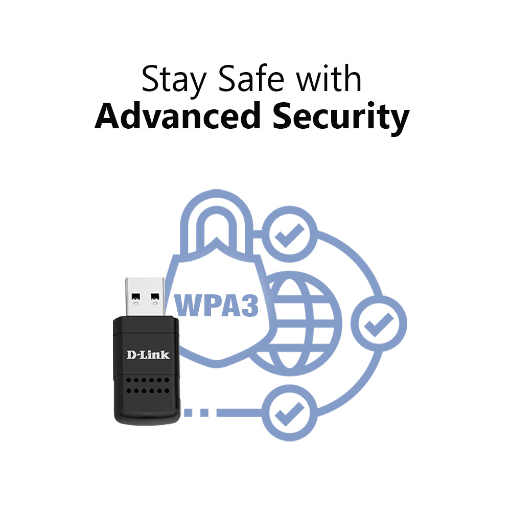 Wireless AX3000 Wi-Fi 6 MINI USB 3.0 Adapter | DWA-X3010