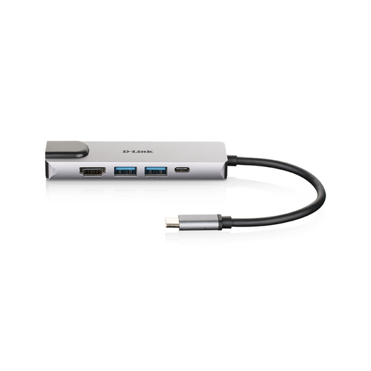 5-in-1 USB Type C Hub with HDMI/Ethernet and Power Delivery | DUB-M520
