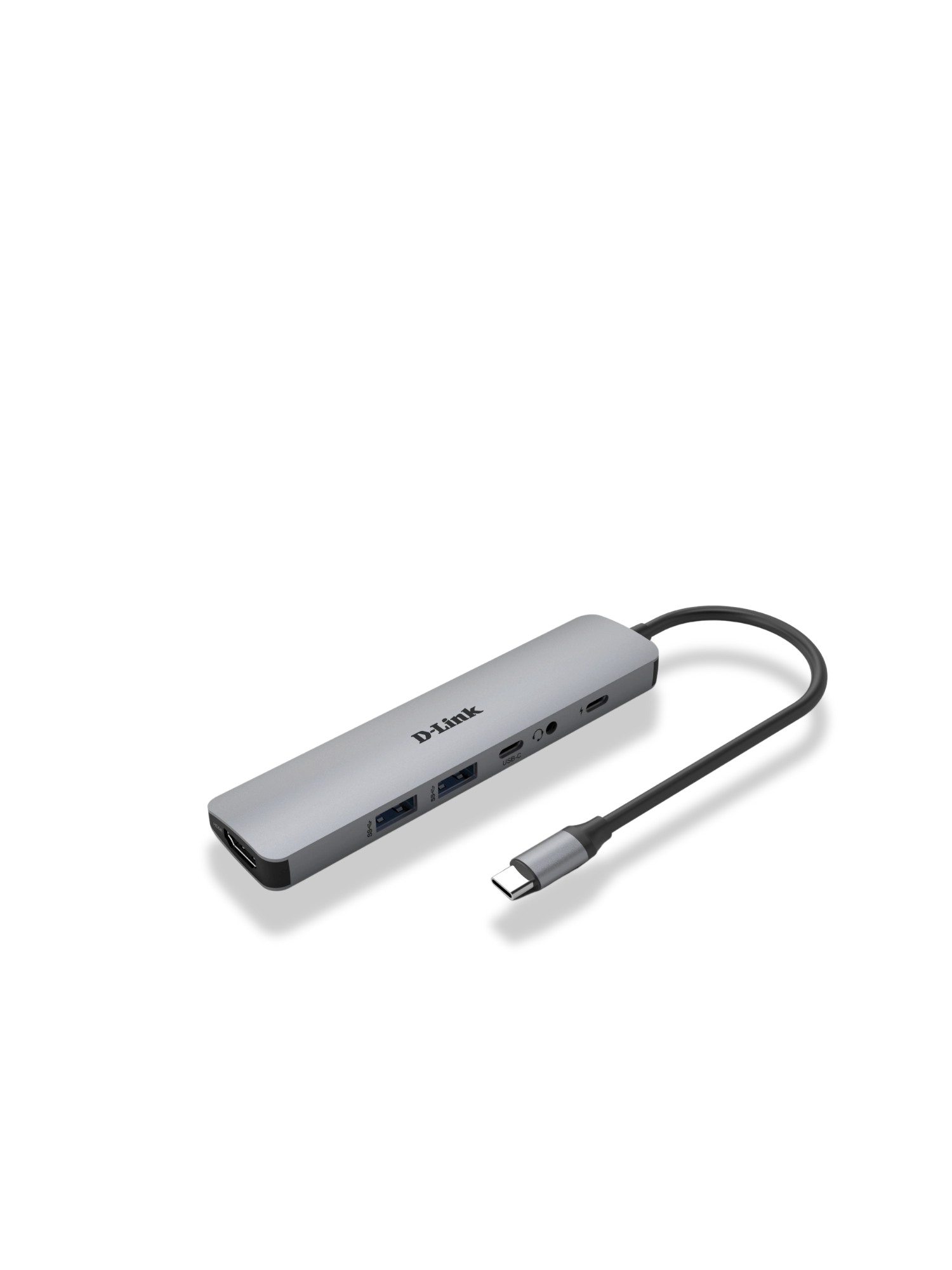 D-Link DUB-M650 6 in 1 USB C PD Multi Hub with 4K HDMI, 100W Power Delivery, USB 3.0, 3.5mm Audio | Plug & Play