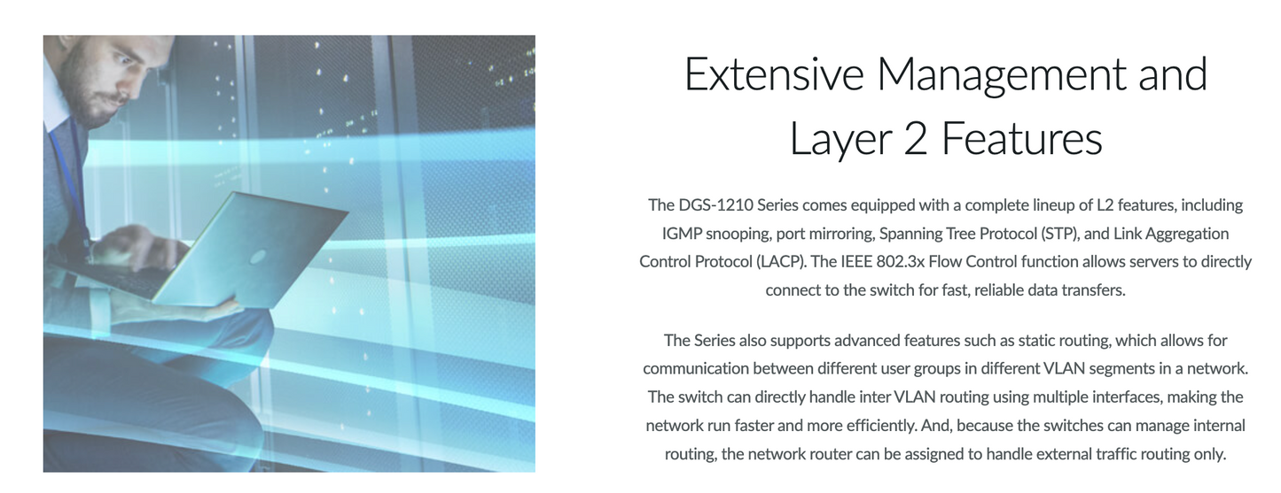 10-Port Gigabit Smart Managed Switch | DGS-1210-10