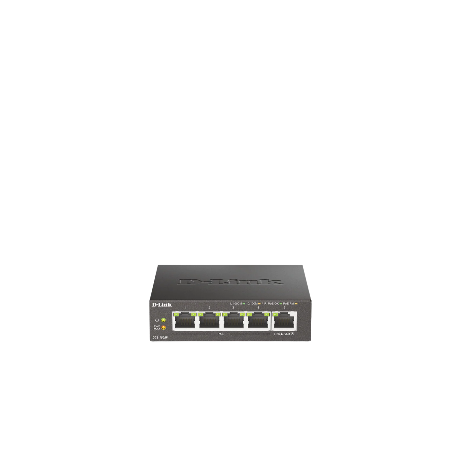 5-Port Gigabit Metal Desktop Switch with 4 PoE Ports