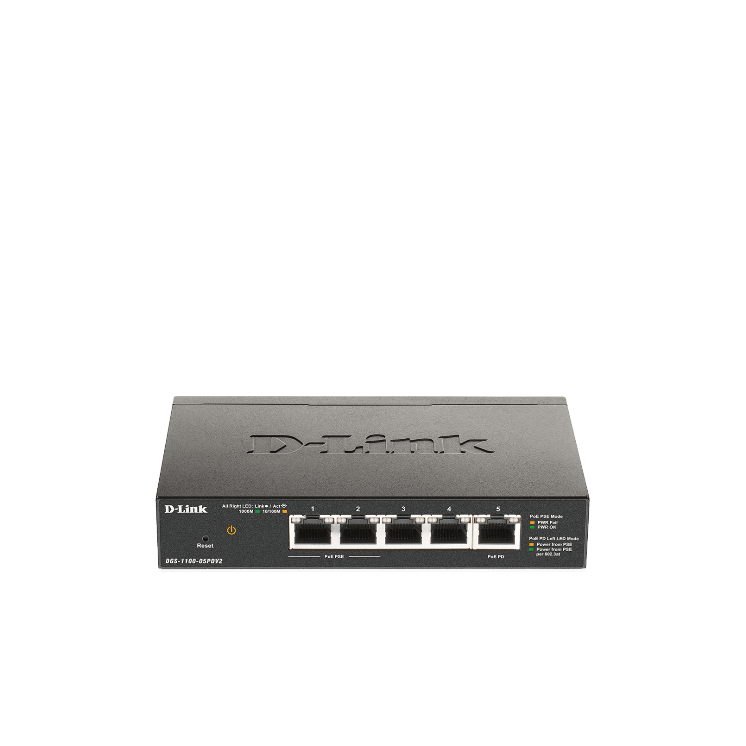 5-port Gigabit Smart Managed PoE Switch and PoE Extender Fanless Layer 2