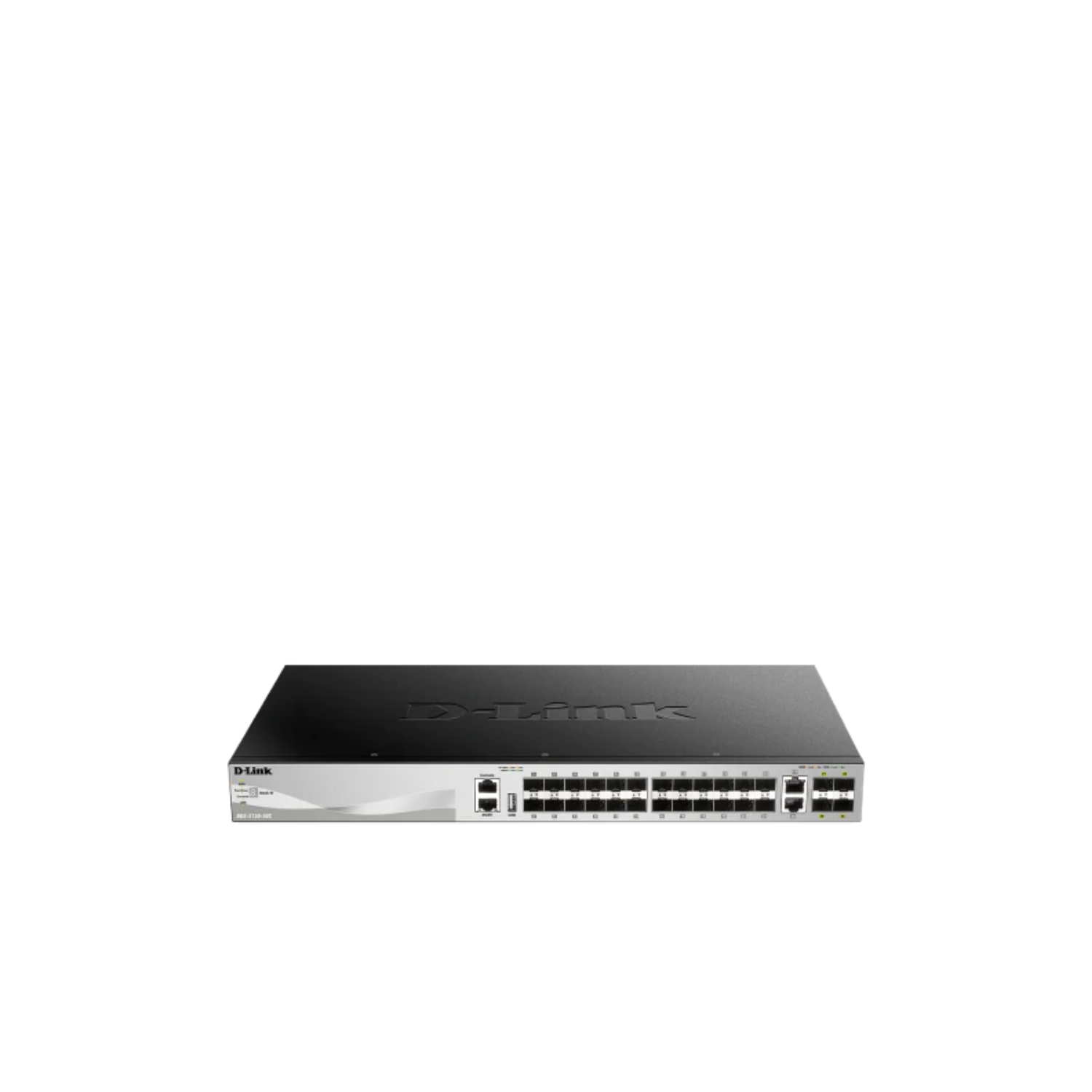 30-port Gigabit SFP Layer 3 Stackable Managed Switch with 6-port 10G Uplinks