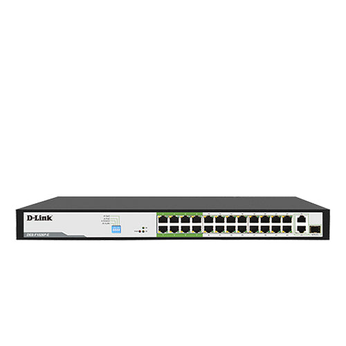 250M 24-Port 1000Mbps PoE Switch with 2 SFP Ports