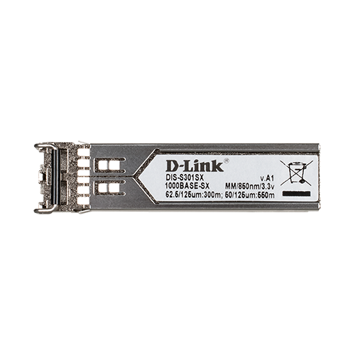 1‑port Mini‑GBIC SFP to 1000BaseSX Multi‑Mode 550M Fibre Transceiver