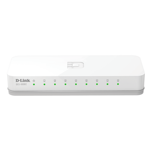 8-Port Fast Ethernet Desktop Unmanaged Switch | DES-1008C