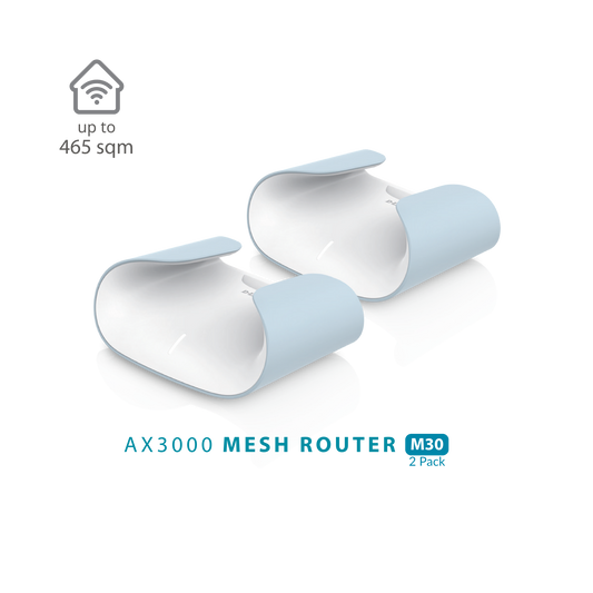 AX3000 Wi-Fi 6 Wireless Mesh Router | Expandable Mesh | High-Performance, Feature Rich, AI Enabled - Parental Controls | M30 (2P)