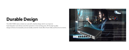 9-Port 2.5G/10G Multi-Gigabit (MG) Desktop Switch | DMS-F109XS
