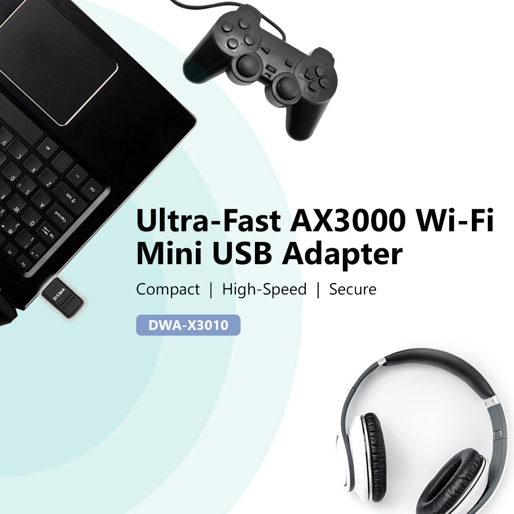 Wireless AX3000 Wi-Fi 6 MINI USB 3.0 Adapter | DWA-X3010