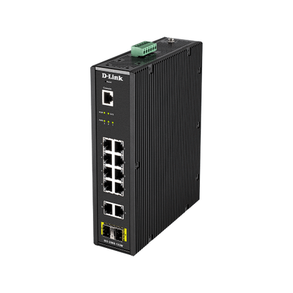 12-Port Gigabit Smart Managed Industrial Switch-Wide Temp