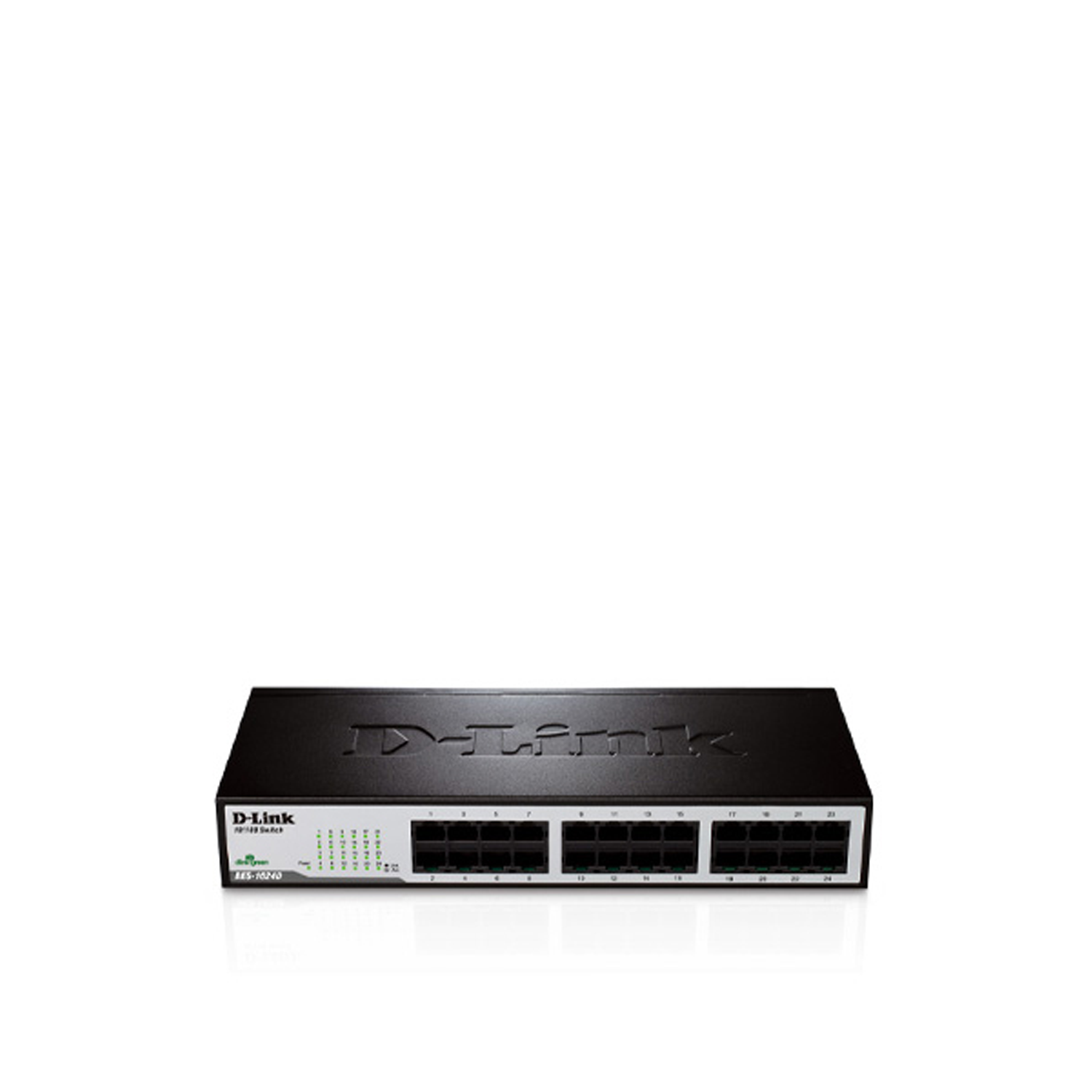 24-Port Fast Ethernet Desktop/Rackmount Switch In Metal Casing
