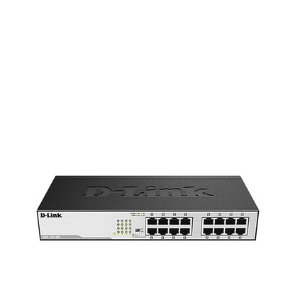 16-Port Gigabit Desktop/Rackmount Switch In Metal Casing | DGS-1016D