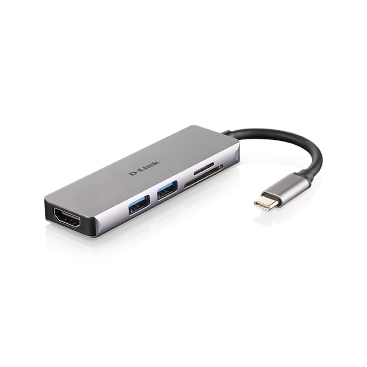 5-in-1 USB-C Hub with HDMI and SD/microSD Card Reader | DUB-M530