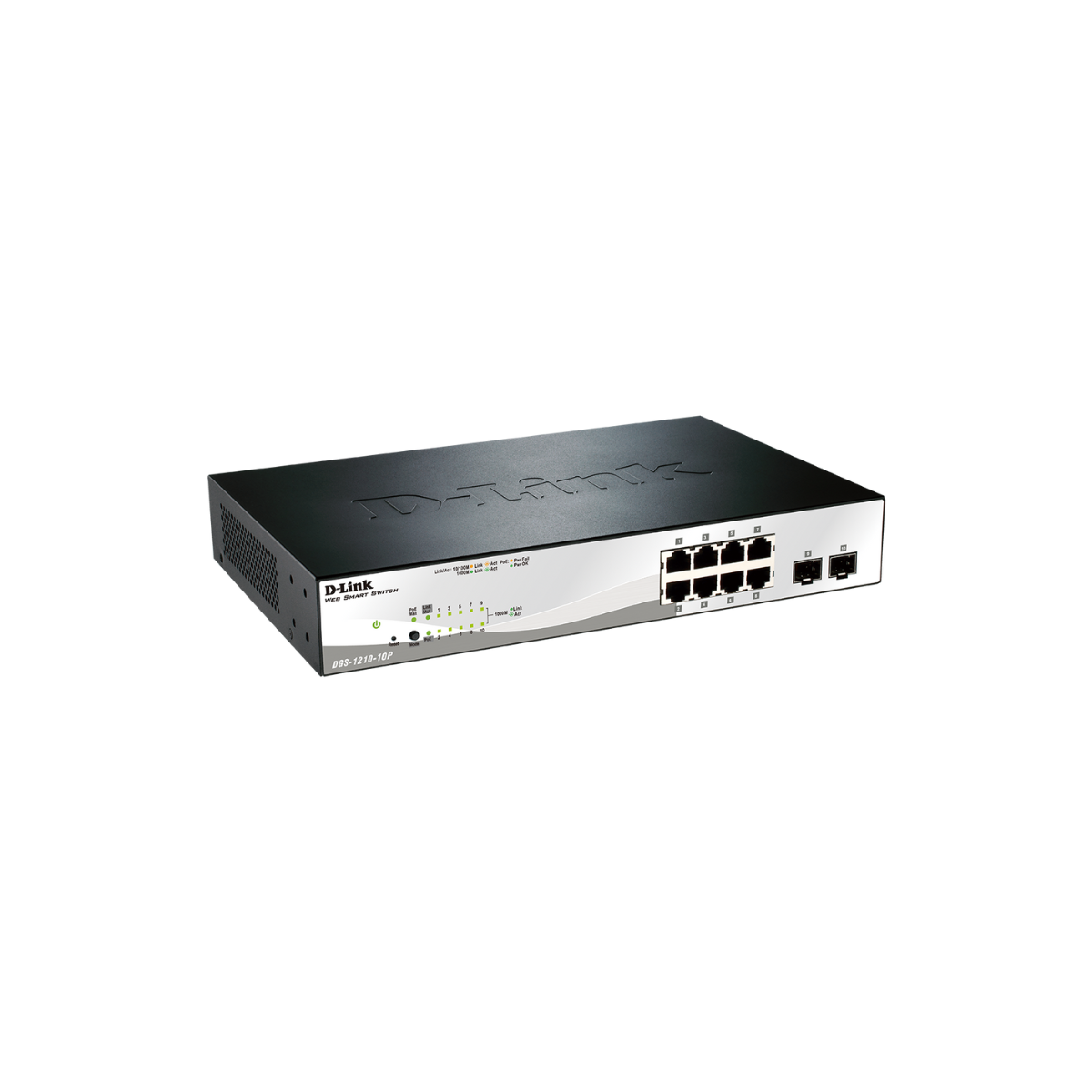 10-Port Gigabit Smart Managed PoE Switch | DGS-1210-10P